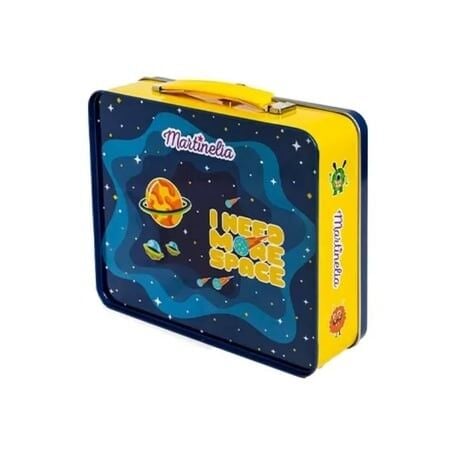 MARTİNELİA SPACE ERKEK COCUK METAL KUTULU ŞAMPUAN VE PARFÜM BANYO SETİ