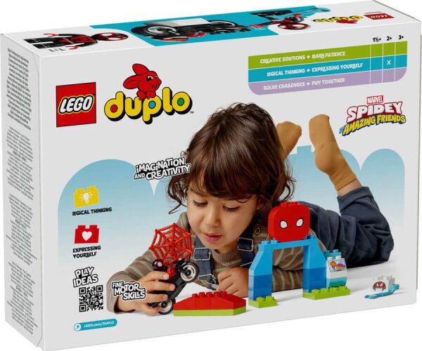 LEGO DUPLO MARVEL SPİN'İN MOTORSİKLET MACERASI