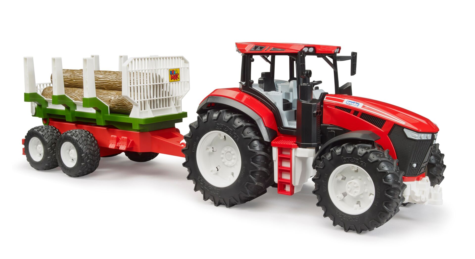 BRUDER ROADMAX KÜTÜK TAŞIYAN RÖMORKLU TRAKTÖR