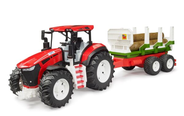 BRUDER ROADMAX KÜTÜK TAŞIYAN RÖMORKLU TRAKTÖR
