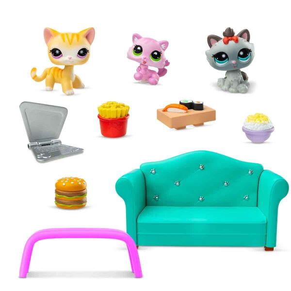 LİTTLETS PET SHOP MİNİŞLER LOKANTA OYUN SETİ