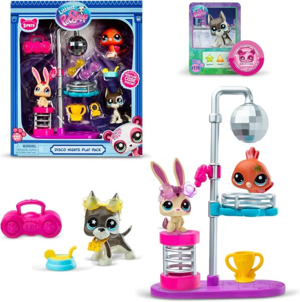 LİTTLETS PET SHOP MİNİŞLER DİSKO OYUN SETİ