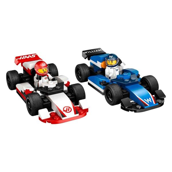 LEGO CITY F1 WİLLİAMS VE HAAS F1 YARIŞ ARABALARI