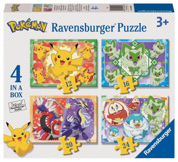RAVENSBURGER COCUK 4IN1 POKEMOM PUZZLE
