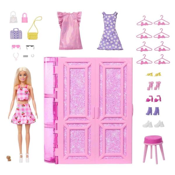 BARBIE MODA GUZELLİK RUYA GARDROBU VE BEBEK