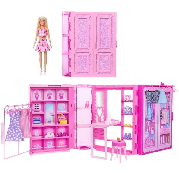 BARBIE MODA GUZELLİK RUYA GARDROBU VE BEBEK