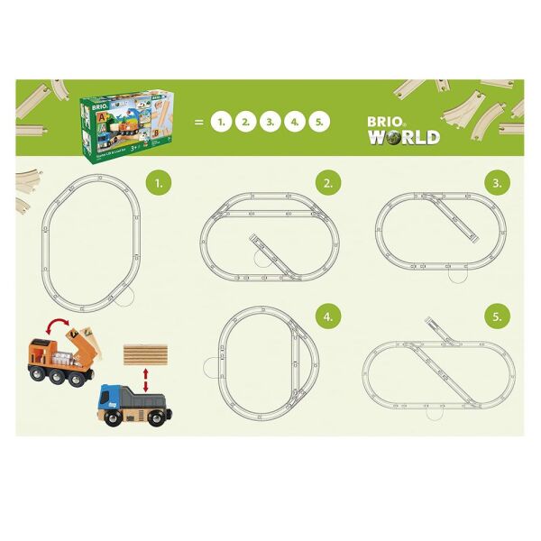 BRIO WORLD  STARTER LIFT&LOAD SET