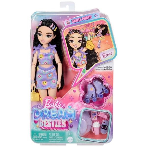 BARBİE DREAM BESTİES PATEN PARTİSİ RENE EBEK VE AKSESUARLARI
