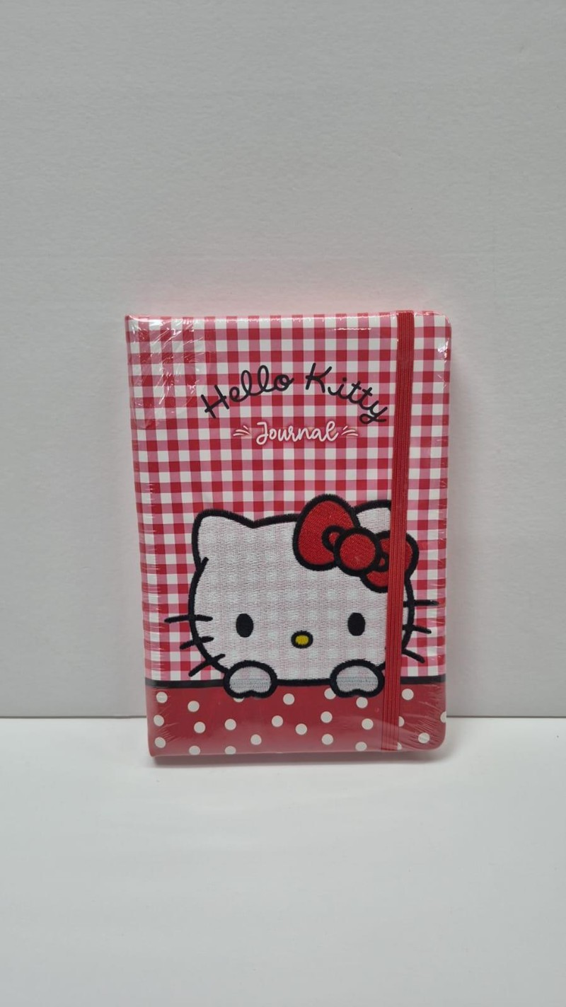 Hello Kitty Vegan Deri Günlük. A5 100 gr. 192 Sayfa. Lastikli, Kener Boyalı. Nak
