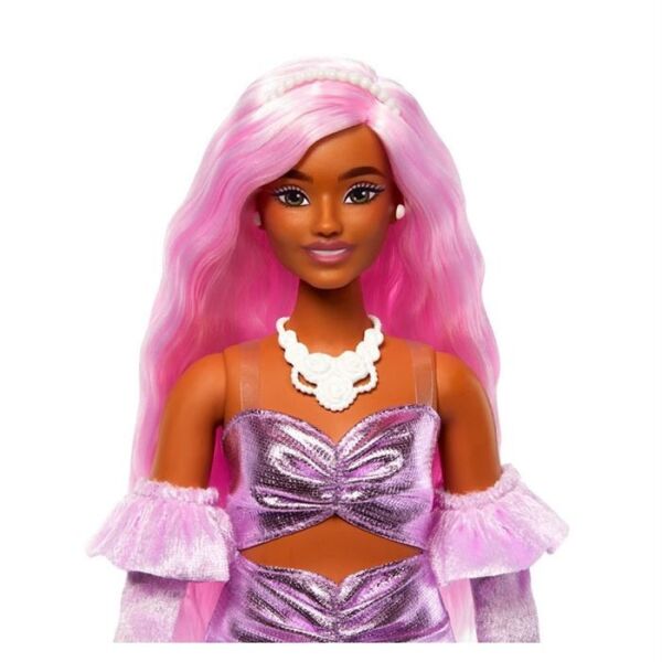 BARBİE MODA GÜZ. DELUXE STYLE PEMBE SAÇLI