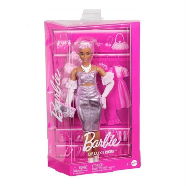 BARBİE MODA GÜZ. DELUXE STYLE PEMBE SAÇLI