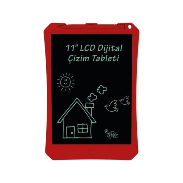 WİCUE 11 LCD DİJİTAL ÇİZİM TABLETİ KIRMIZI