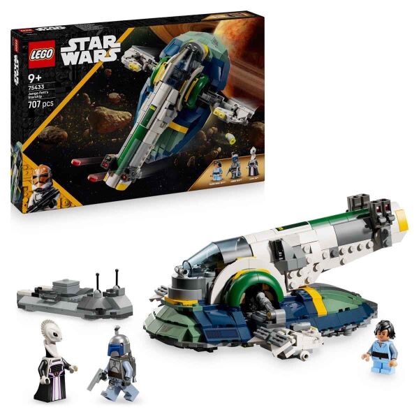 LRGO STAR WARS JANGO FETTİN STARSHİPİ 707 PRÇ +9 YAŞ