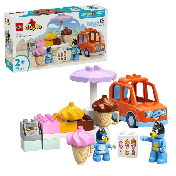 LEGO DUPLO BLUEY İLE DONDURMA GEZİSİ 22 PARÇA +2 YAŞ