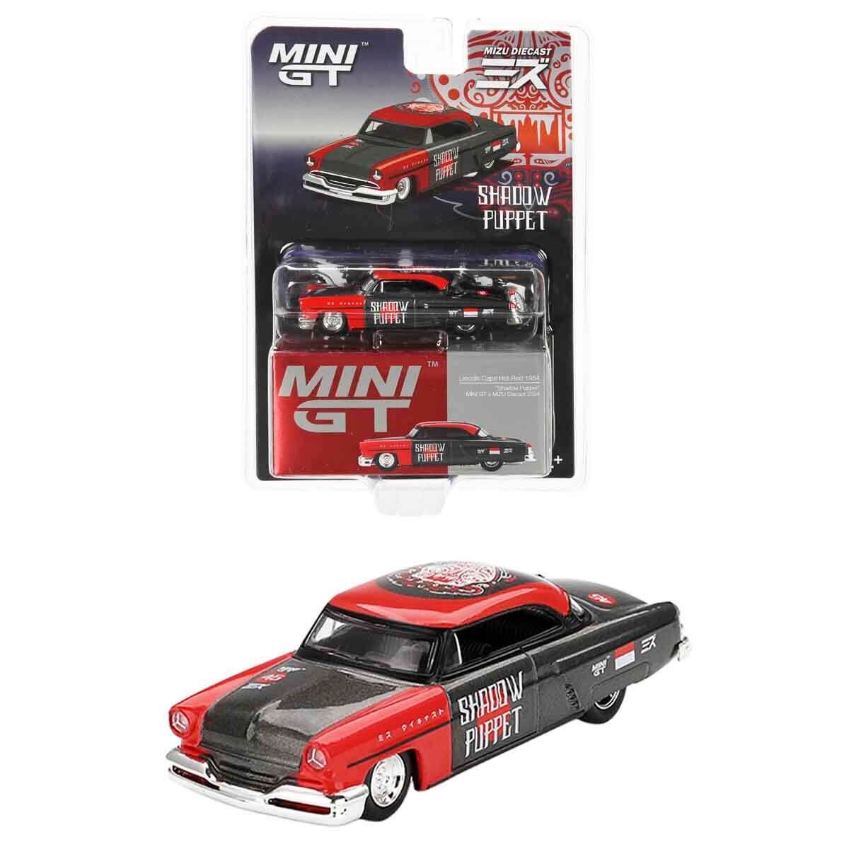 MINI GT 1/64 LİNCOLN CAPRİ HOT ROD 1954 ''SHADOW PUPPET'' MINI X  MIZU DİECAS