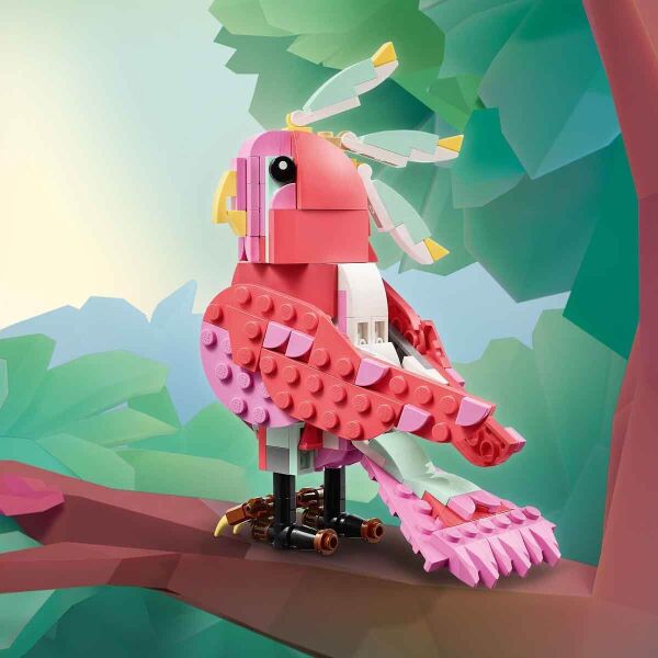 LEGO CREATÖR 3Ü1 ARADA VAHŞİ HAYVANLAR PEMBE FLAMİNGO
