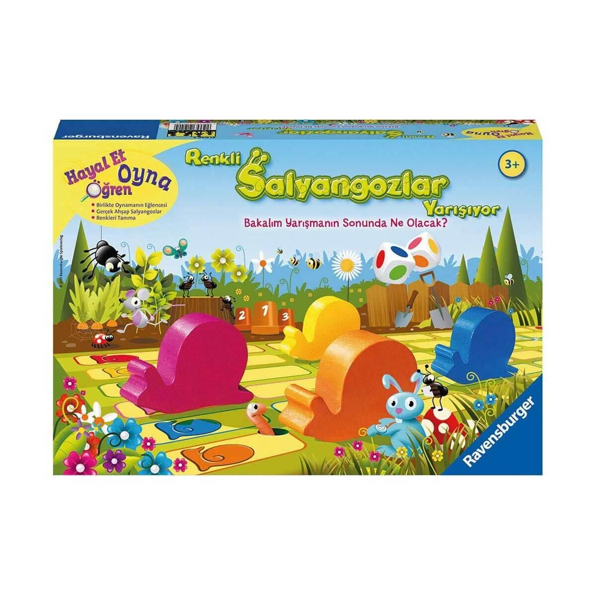 RENKLİ SALYANGOZLAR YARIŞIYOR