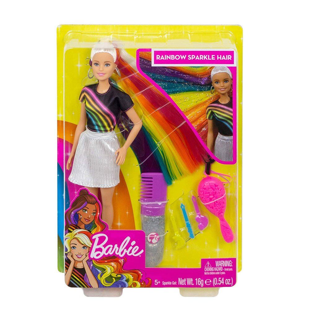 BARBİE GÖKKUŞAĞI RENKLİ SAÇLAR BEBEĞİ