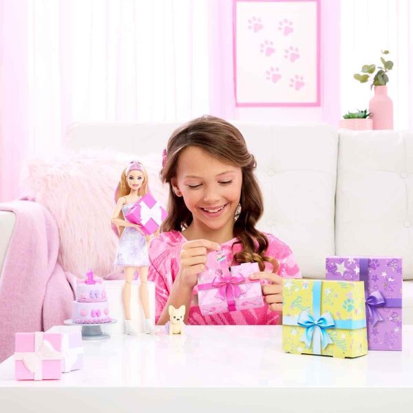 BARBİE PARTY UNBOXED KÖPEĞİMİN DOĞUM GÜNÜ SERİSİ