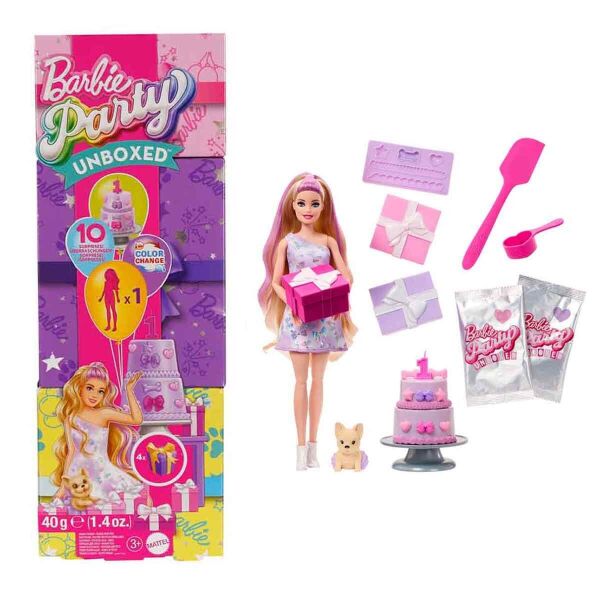 BARBİE PARTY UNBOXED KÖPEĞİMİN DOĞUM GÜNÜ SERİSİ