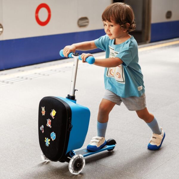 MICRO SCOOTER LUGGAGE JUNIOR VELCRO BLUE