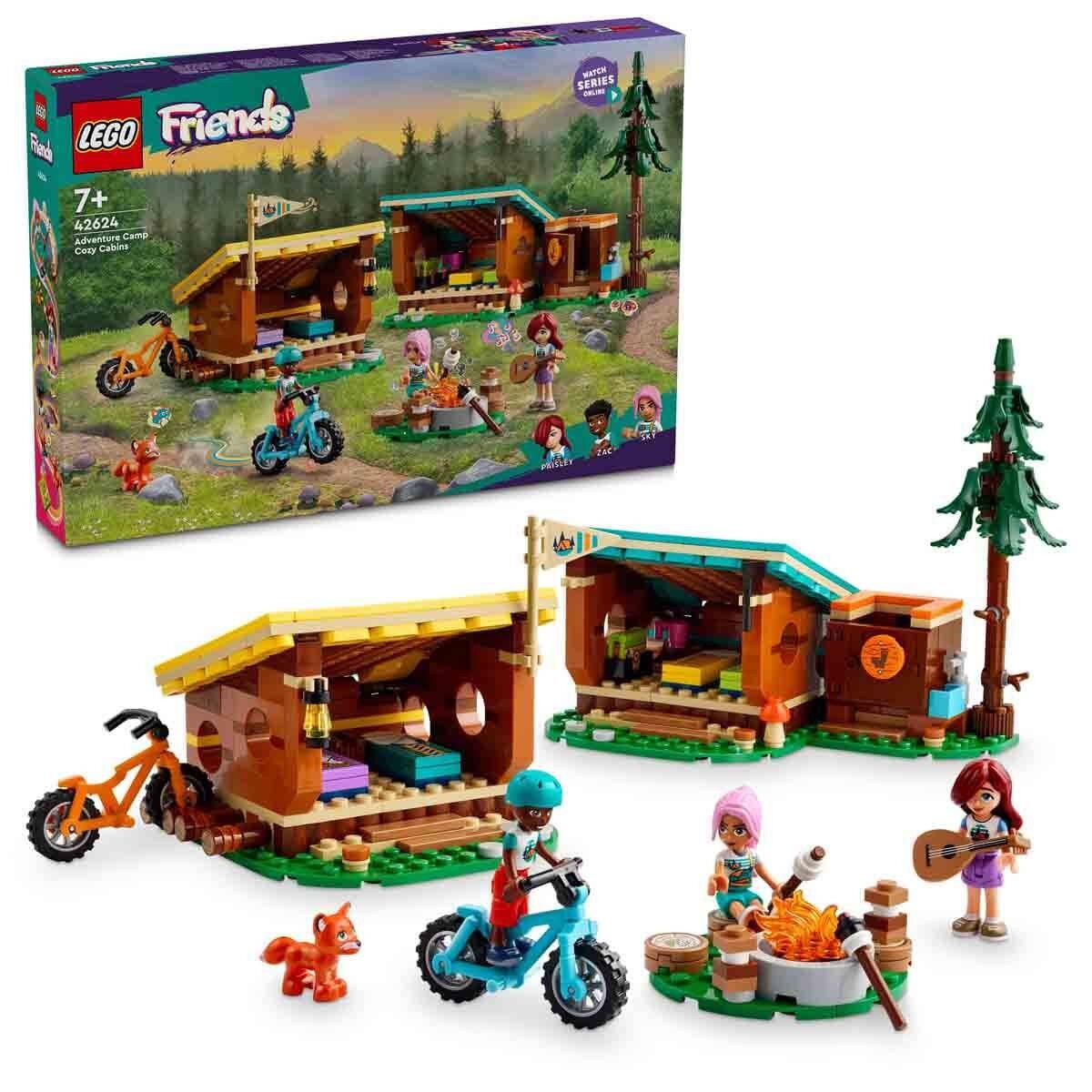 LEGO FRIENDS A CAMP CROZY CABINS