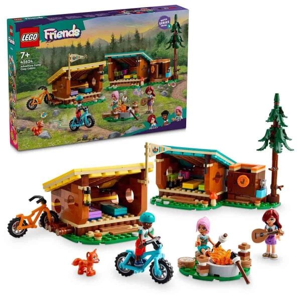 LEGO FRIENDS A CAMP CROZY CABINS