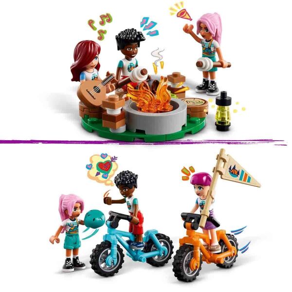 LEGO FRIENDS A CAMP CROZY CABINS