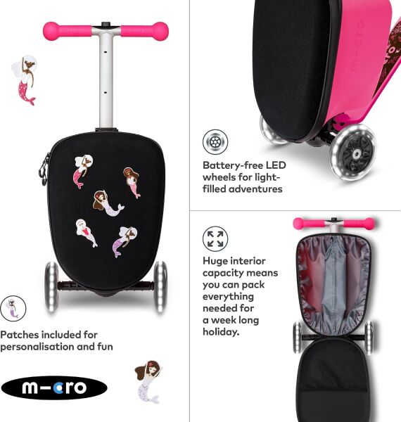 MICRO SCOOTER LUGGAGE JUNIOR VELCRO PINK