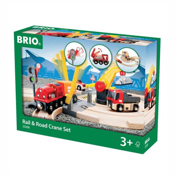 BRİO TREN VE KARA YOLU YÜKLEME SETİ