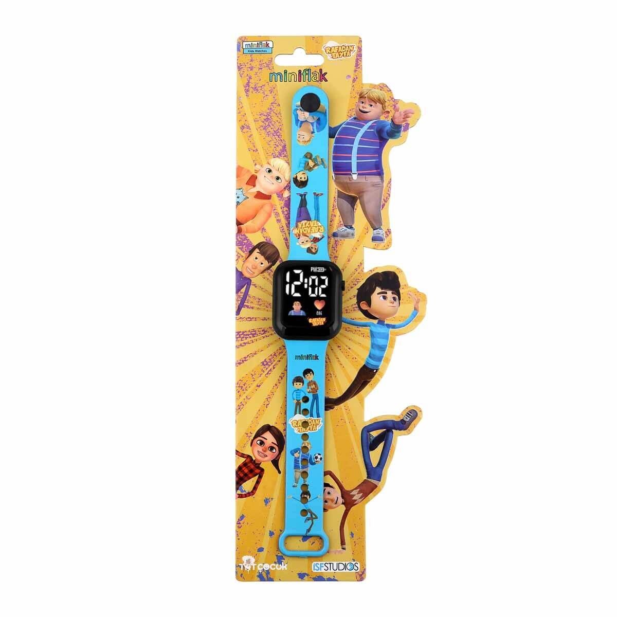 MINIFLAK RAFADAN TAYFA MAVİ LED ÇOCUK SAATİ