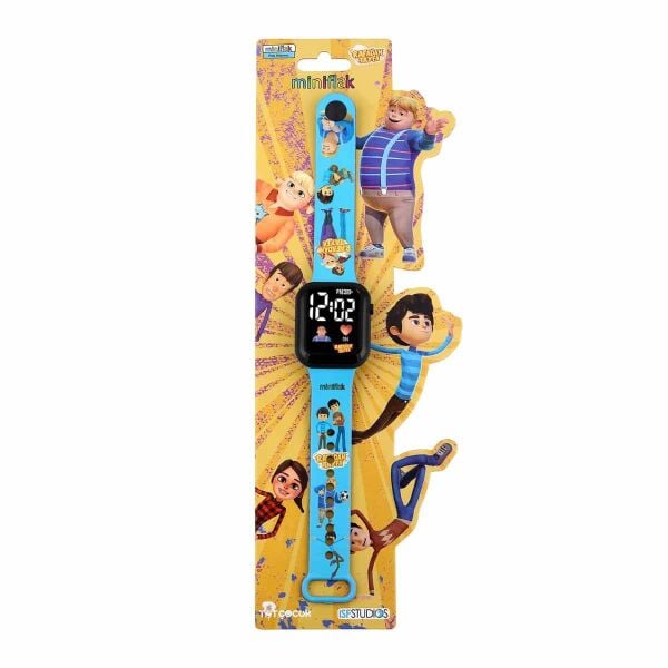 MINIFLAK RAFADAN TAYFA MAVİ LED ÇOCUK SAATİ