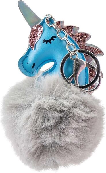 MARTİNELİA UNİCORN FİGÜRLÜ PONPONLU ANAHTARLIK