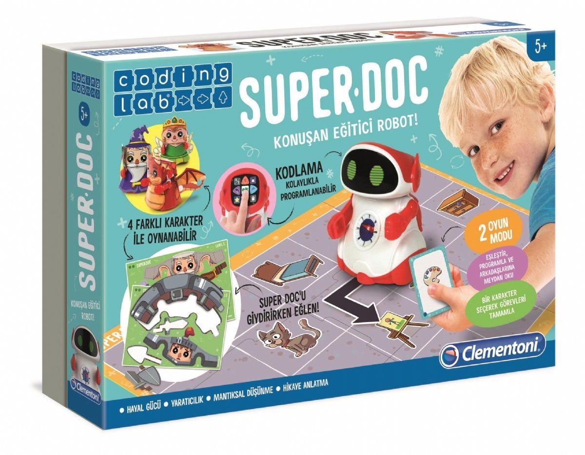 SUPER DOC EĞİTİCİ KONUŞAN ROBOT