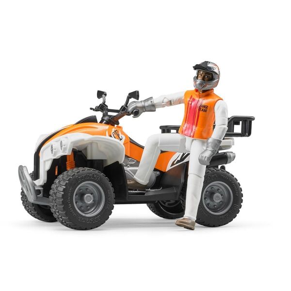 BRUDER ATV ARACI VE SÜRÜCÜSÜ