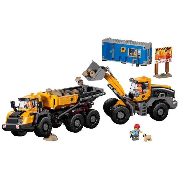 LEGO CİTY DAMPERLİ KAMYON VE ÖN YÜKLEYİCİ