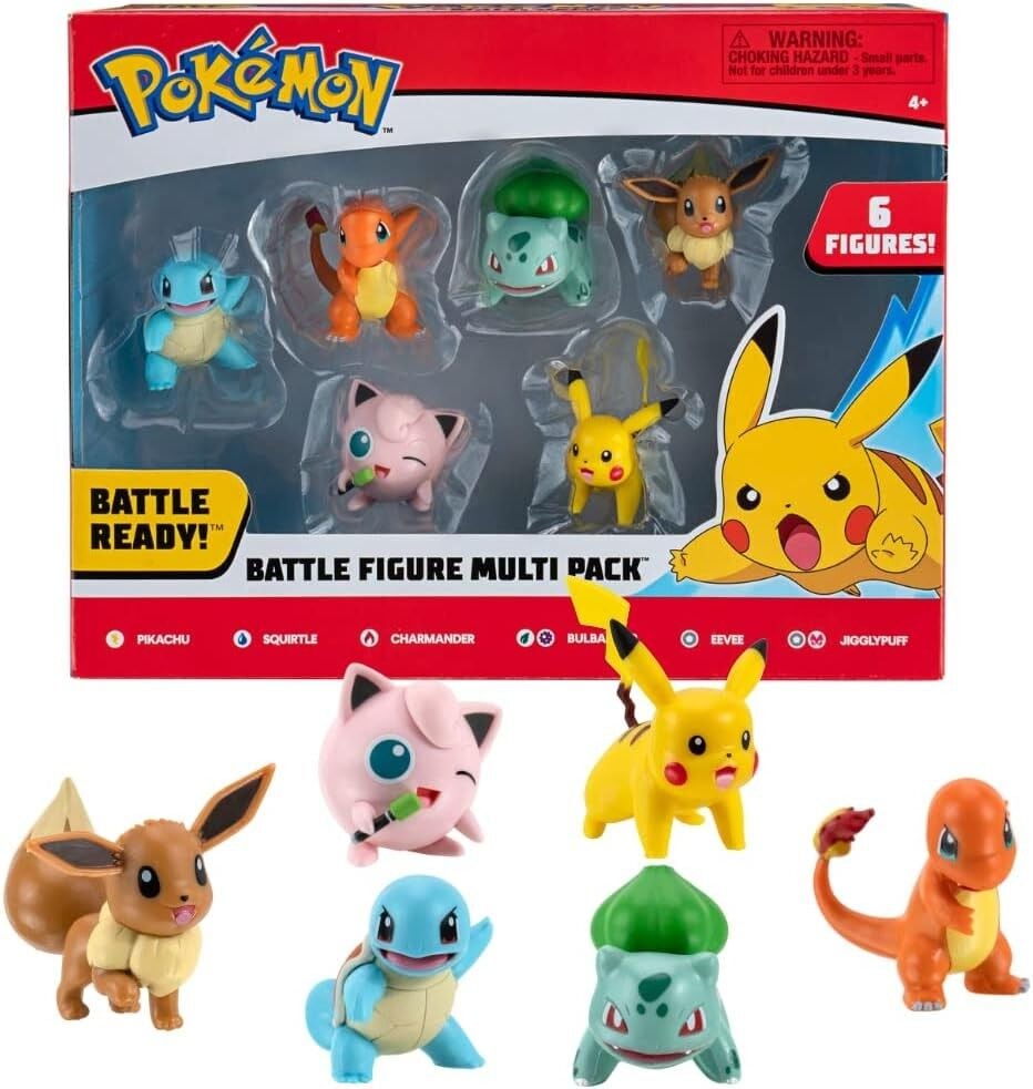 POKEMON BATTLE 6 LI FİGÜR SETİ
