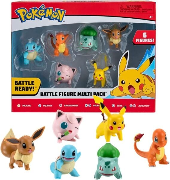 POKEMON BATTLE 6 LI FİGÜR SETİ