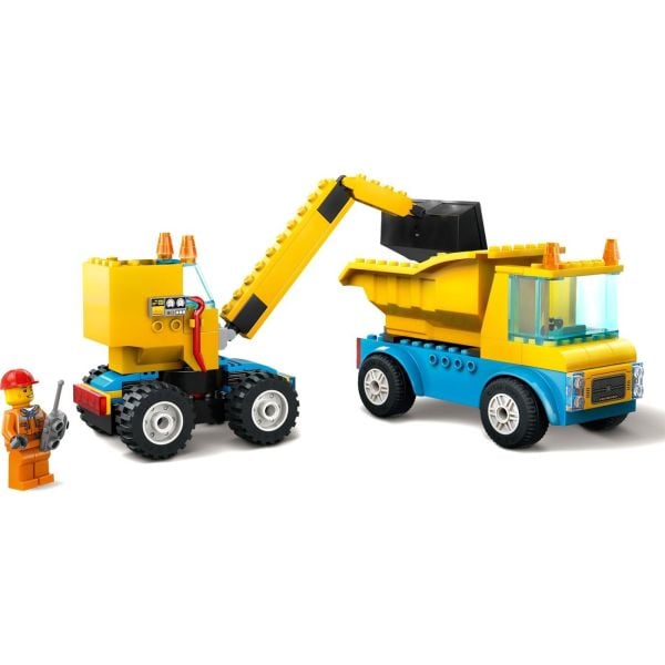 LEGO CİTY İNŞAAT KAMYONLARI VE VİNÇ