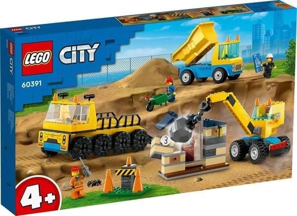 LEGO CİTY İNŞAAT KAMYONLARI VE VİNÇ
