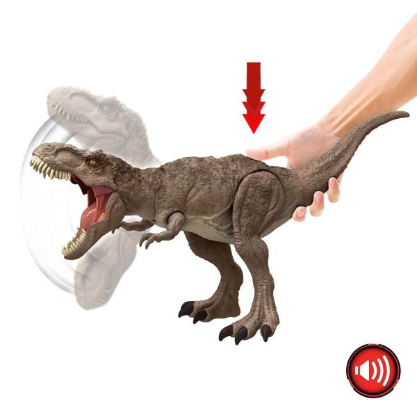JURASSIC SALDIRGAN TREX FIGURU