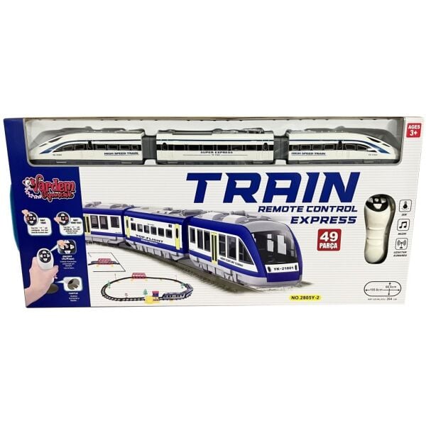 KUMANDALI 49 PRÇ IŞIKLI 264 CM HIZLI TREN