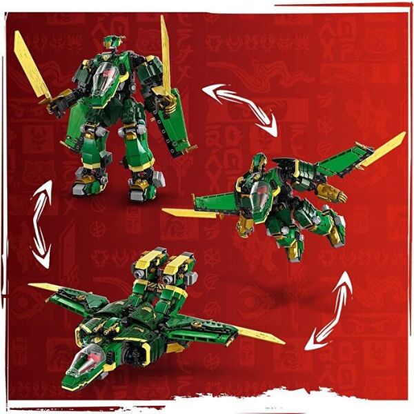 LEGO NİNJAGO LLOYDUN JET ROBOTU 1112 PRÇ