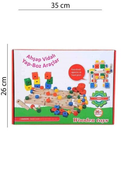 AHŞAP VİDALI YAPBOZ ARAÇLAR