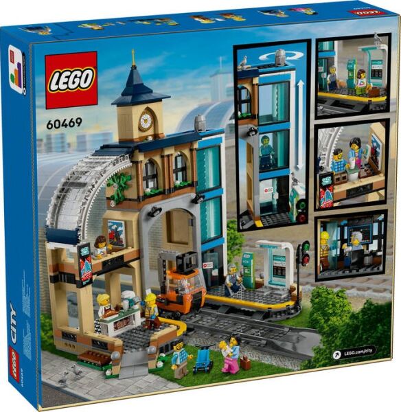LEGO CİTY MERKEZ TREN İSTASYONU 752 PRÇ.
