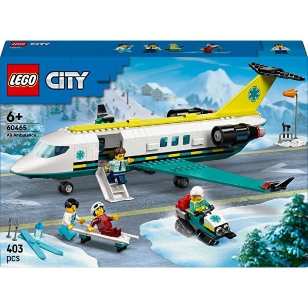 LEGO CİTY HELİKOPTER AMBULANS UÇAGI 403 PRÇ