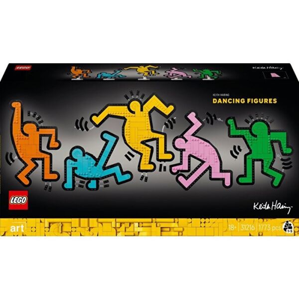 LEGO İCONS KEİTH HARİNG DANS EDEN FİGÜR