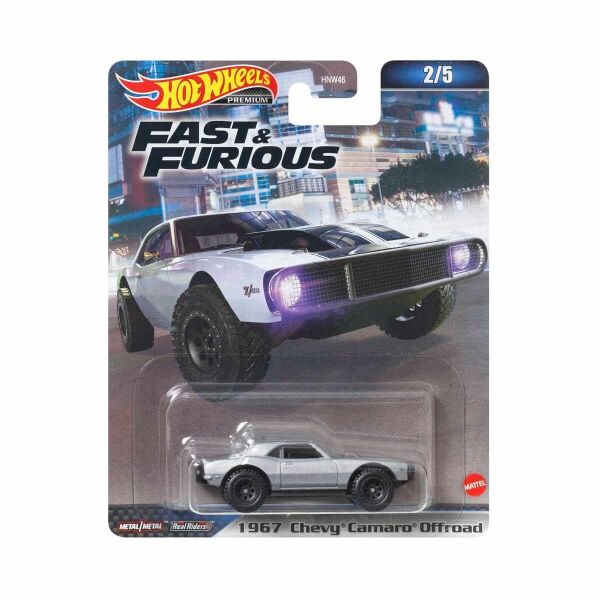 HW FAST&FURİOUS 1967 CHEVY CAMARO PREMIUM