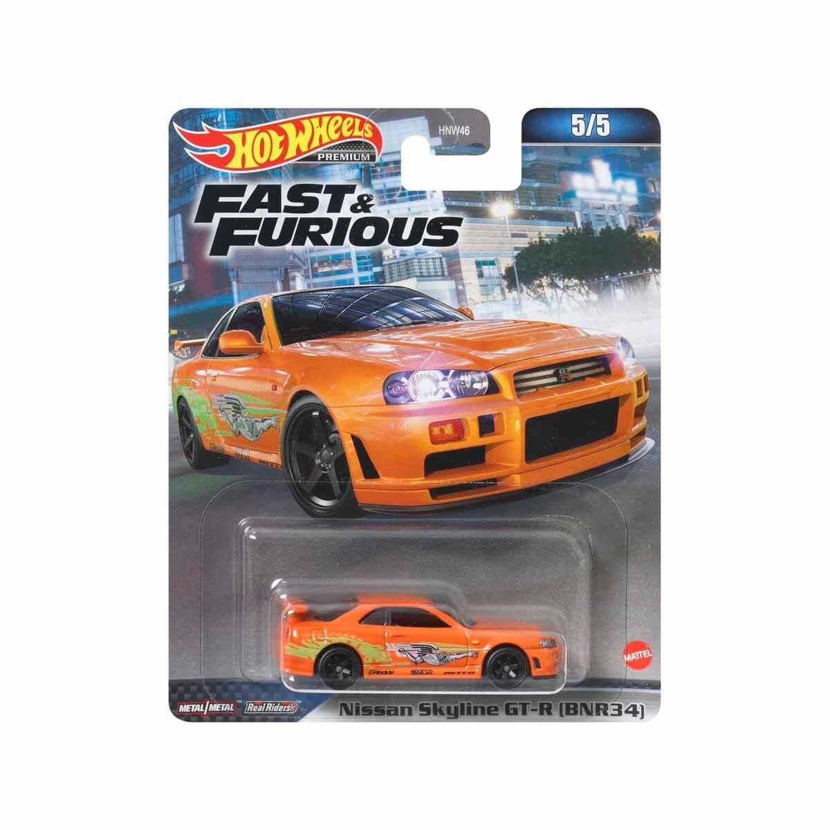 HW FAST&FURİOUS NİSSAN SKYLİNE GT-R PREMIUM