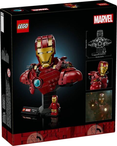 LEGO MARVEL IRON MAN MK4 BÜSTÜ 436 PARÇA